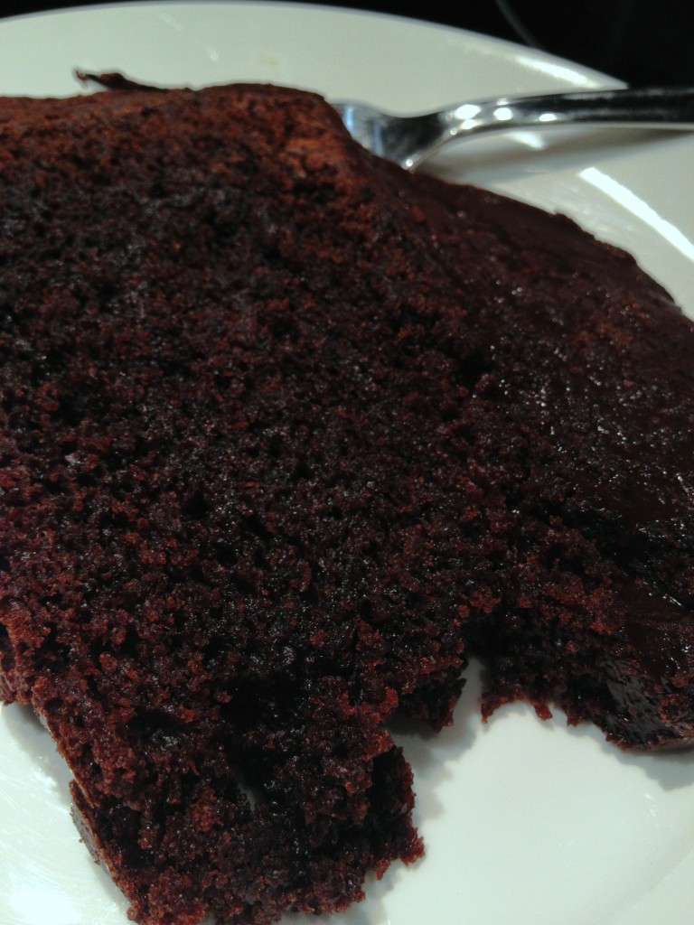chocolate mud cake warm